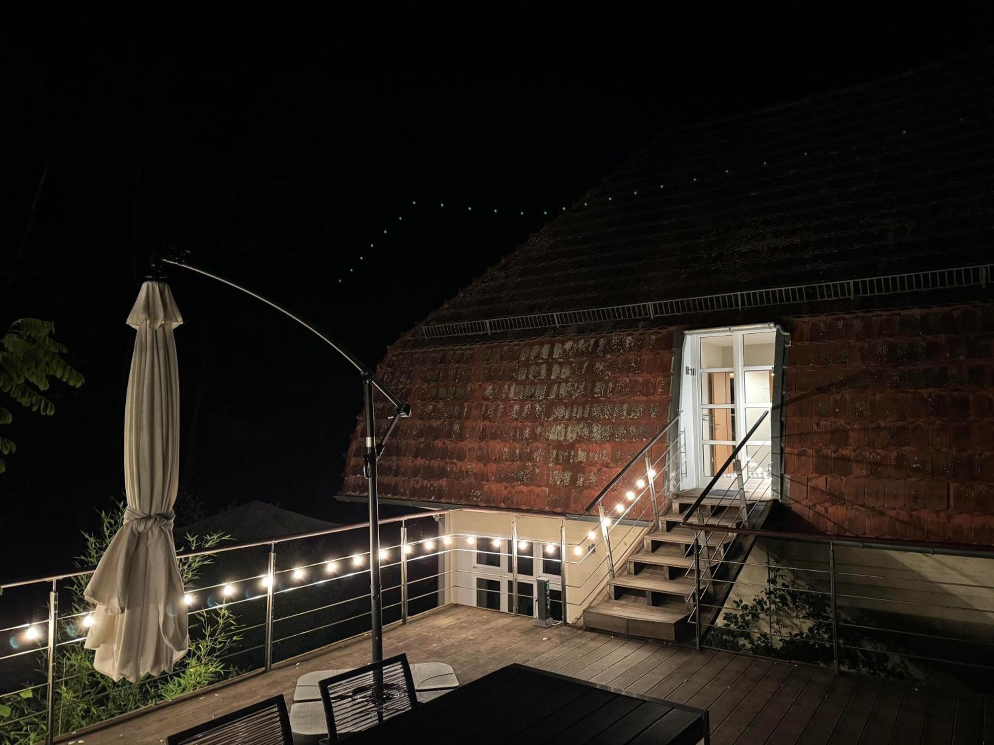 5 Sterne Bahnhoftraum, Appartement "Waldliebe" 133Qm, Grosse Terrasse 70Qm, Qr Code Scannen Fuer Virtuellen Rundgang, Premium Ausstattung Braunfels Kültér fotó